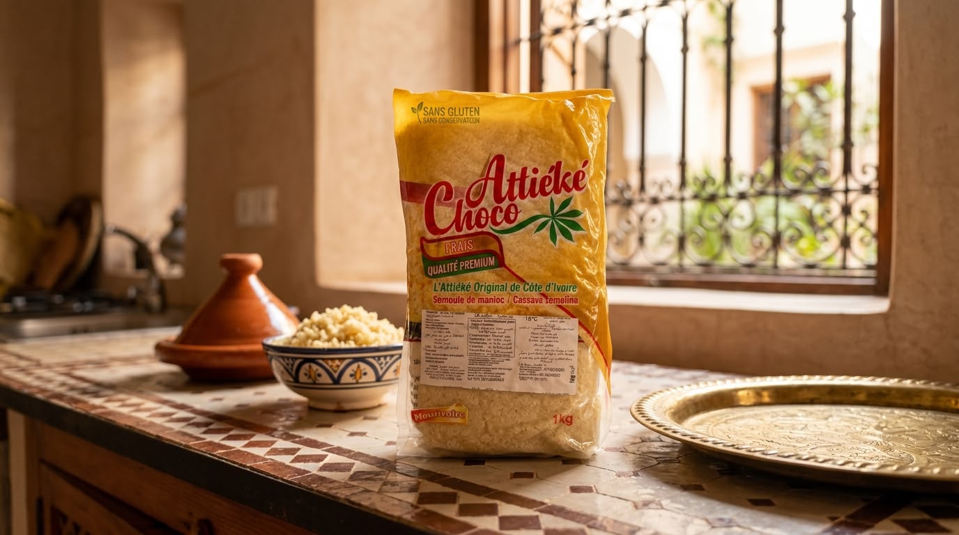 Attiéké Choco (Semoule de manioc Premium - Nourivoire) - Vue 6